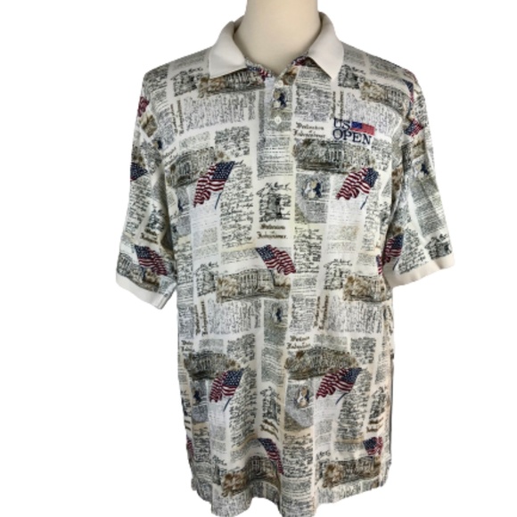 US Open Golf Vintage Polo USA American Shirt - Picture 1 of 8